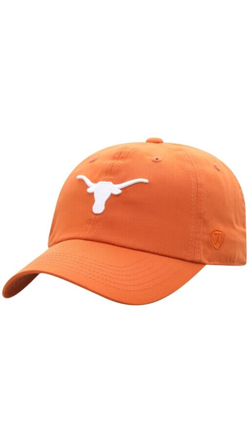 Texas Longhorns Top of the World Staple Adjustable Hat - Orange