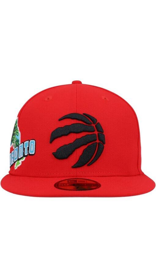 Toronto Raptors Stateview New Era 59FIFTY Fitted Hat 7 1/4 – Red - Image 2