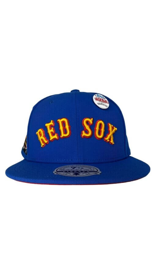 Boston Red Sox 1993 Topps Mitchell & Ness Fitted Hat 7 3/8 - Image 2