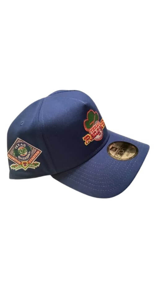 Texas Rangers New Era 9FORTY Adjustable Hat - Blue