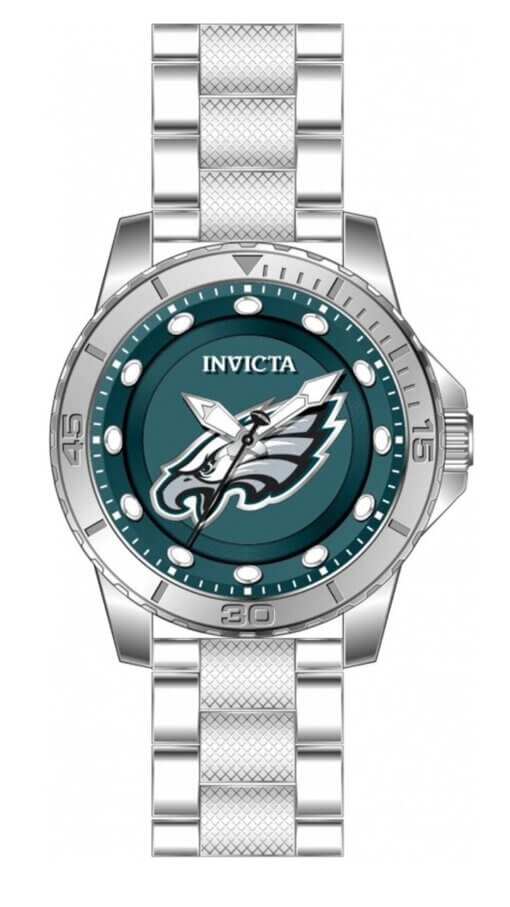 NFL Philadelphia Eagles Men 48mm Acero Inoxidable Quartz Resistente al agua 50 metros - Image 2