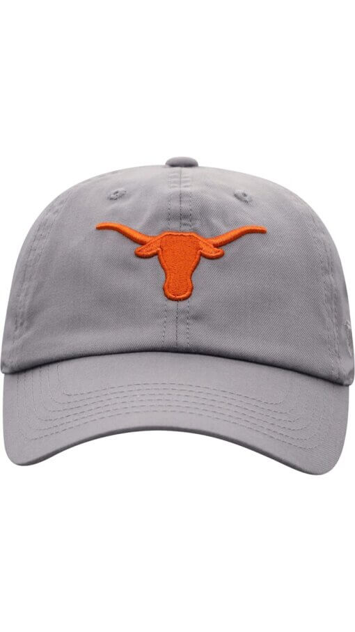 Texas Longhorns Top of the World Staple Adjustable Hat - Gray - Image 2