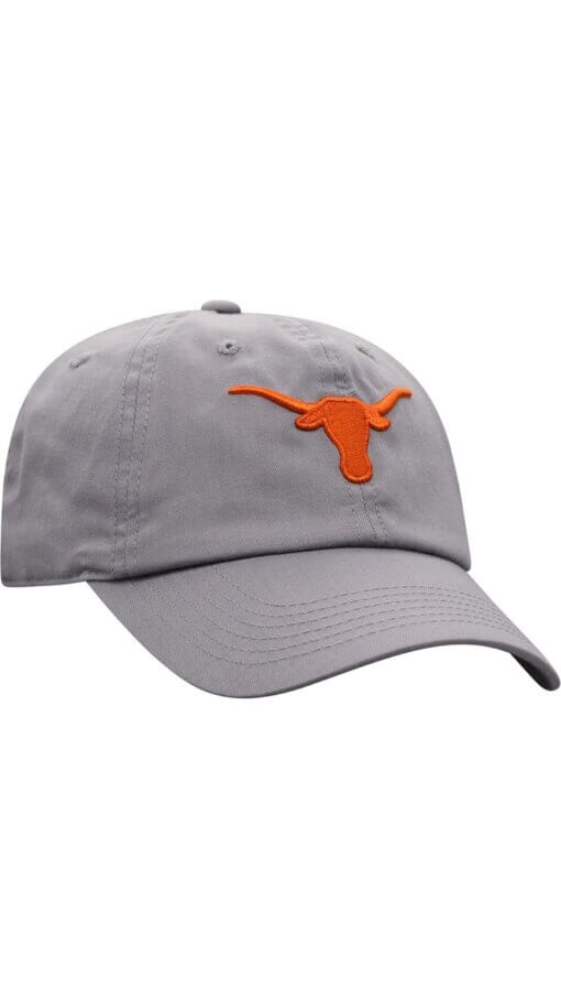 Texas Longhorns Top of the World Staple Adjustable Hat - Gray - Image 3