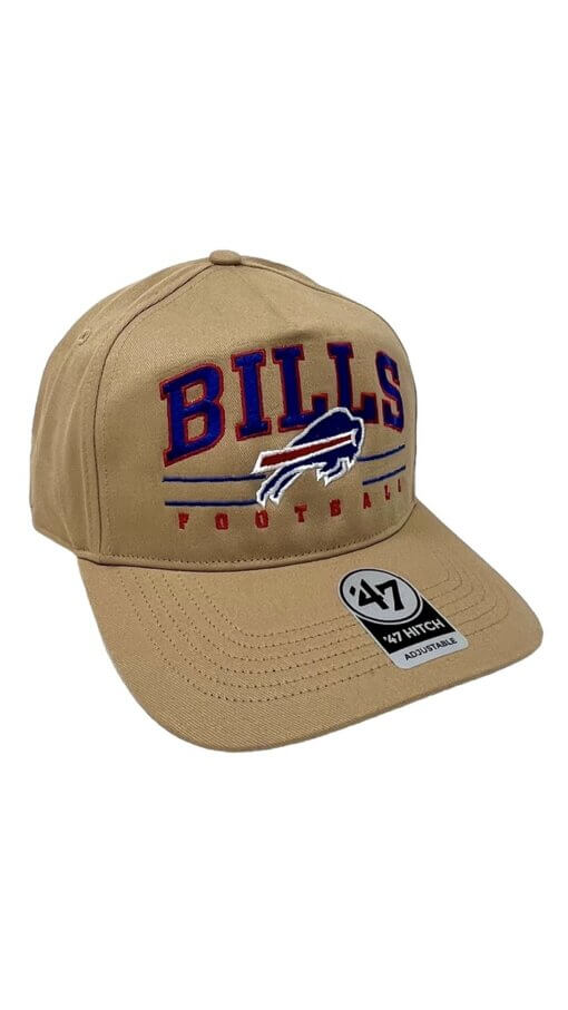 Buffalo Bills 47 Brand Hitch Snapback Hat - Khaki - Image 3