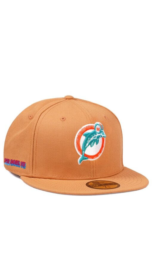 Miami Dolphins Super Bowl VII Golden Memories New Era 59FIFTY Fitted Hat 7 1/8