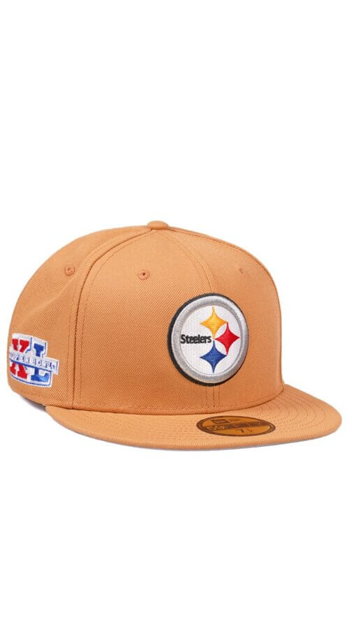 Pittsburgh Steelers Super Bowl XL Golden Memories New Era 59FIFTY Fitted Hat 7 5/8