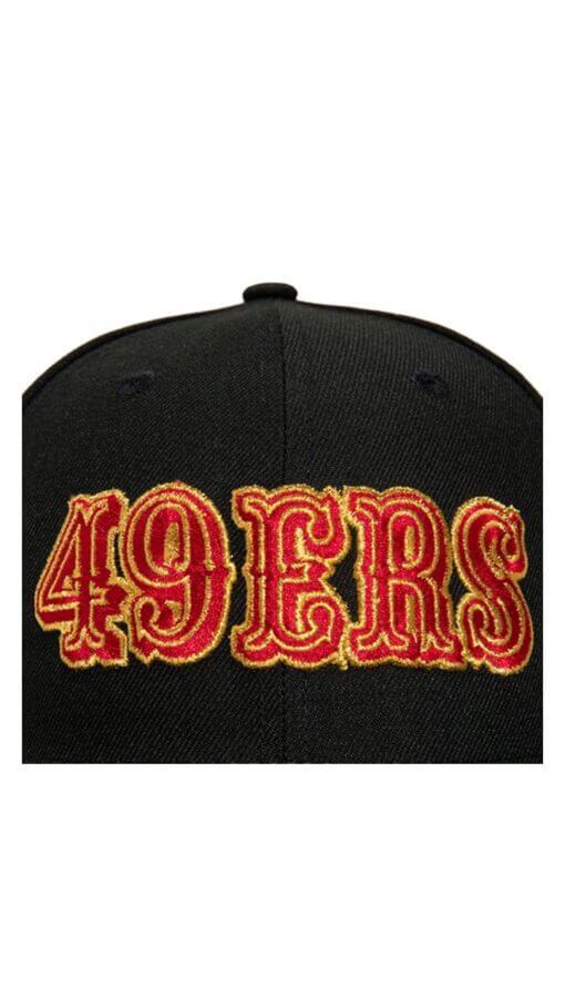 San Francisco 49ers NFL Patch New Era 59FIFTY Fitted Hat 7 1/8 - Image 4