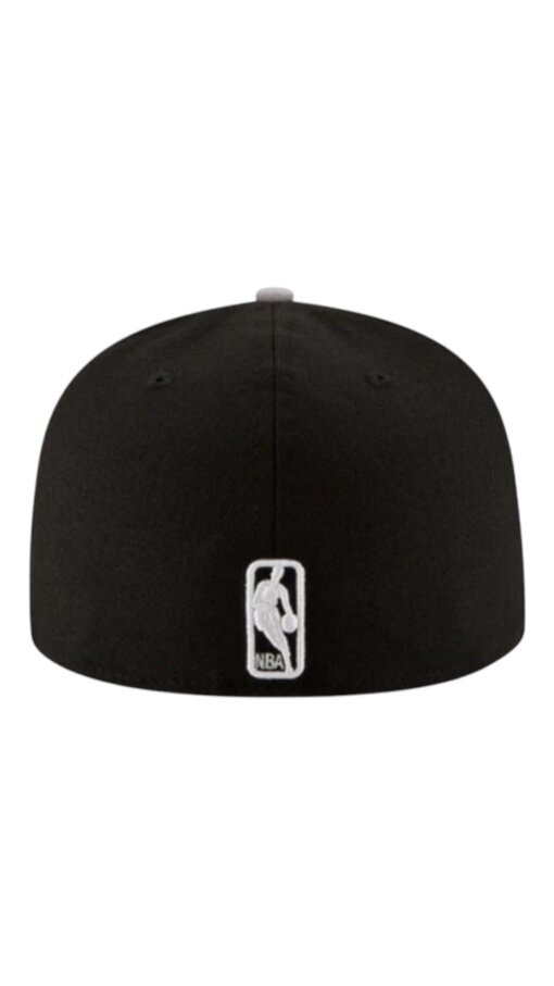Brooklyn Nets 2 Tone New Era 59FIFTY Fitted 8. - Black/Gray - Image 4
