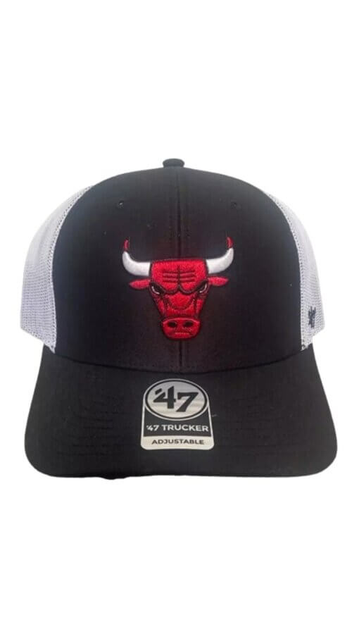 Chicago Bulls 47 Brand Trucker Adjustable - Black