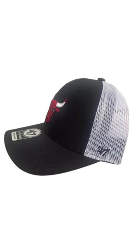 Chicago Bulls 47 Brand Trucker Adjustable - Black - Image 2