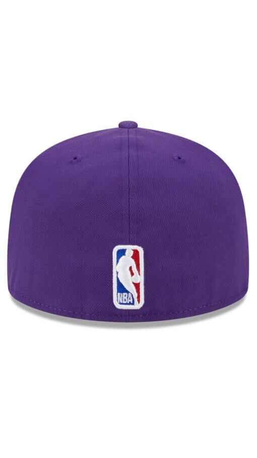 Los Angeles Lakers City Edition Alternate New Era 59FIFTY Fitted Hat 7 3/8 - Purple - Image 4