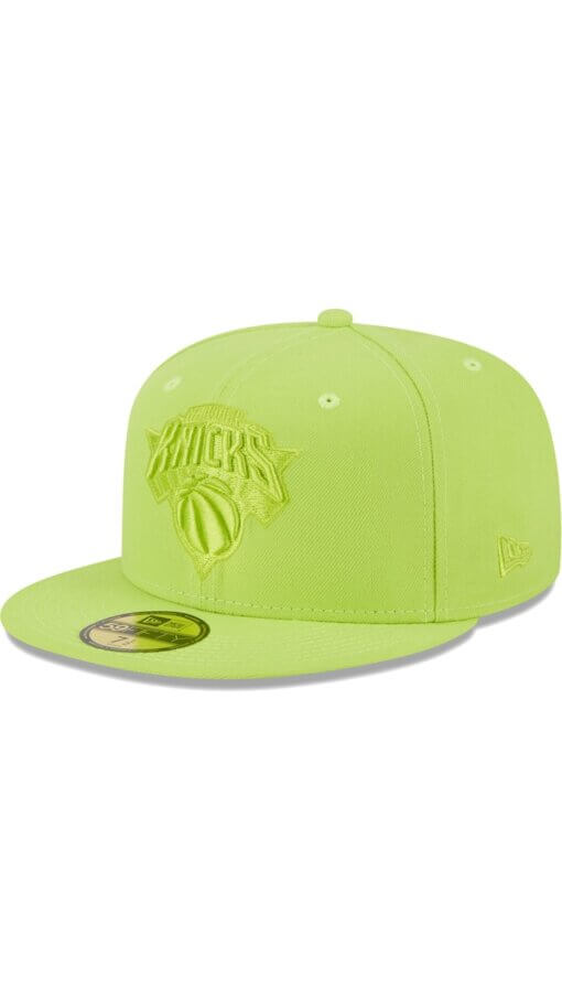 New York Knicks Spring Color Pack New Era 59FIFTY Fitted Hat 7 1/4 - Neon Green
