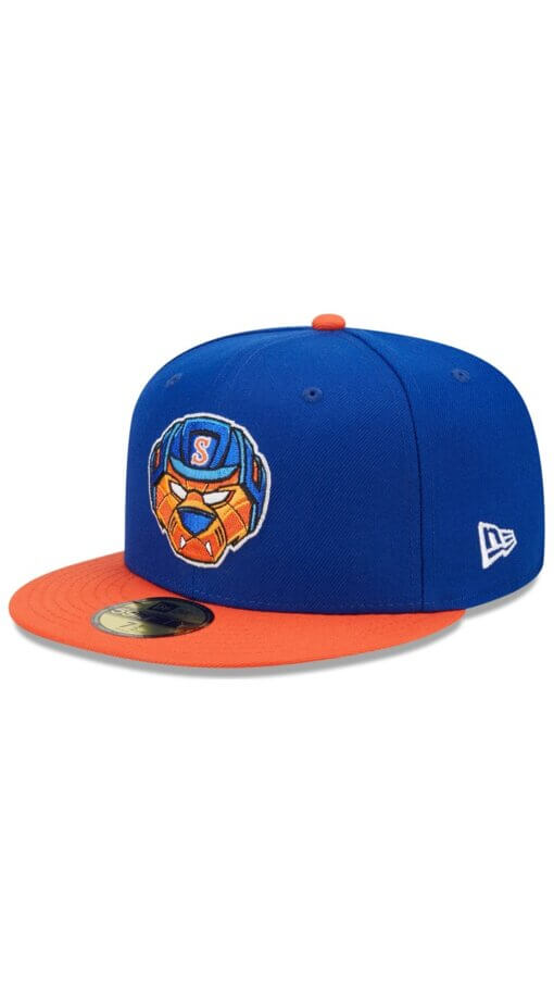 Syracuse Mets Marvel's Defenders of the Diamond New Era Fitted Hat 7 1/4 – Royal