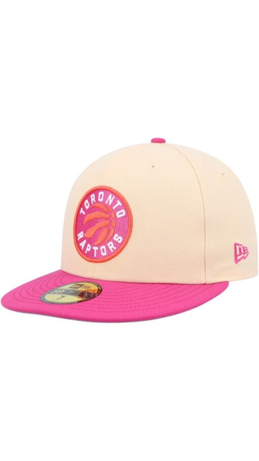 Toronto Raptors Passion Mango New Era 59FIFTY 7 1/2 Fitted Hat
