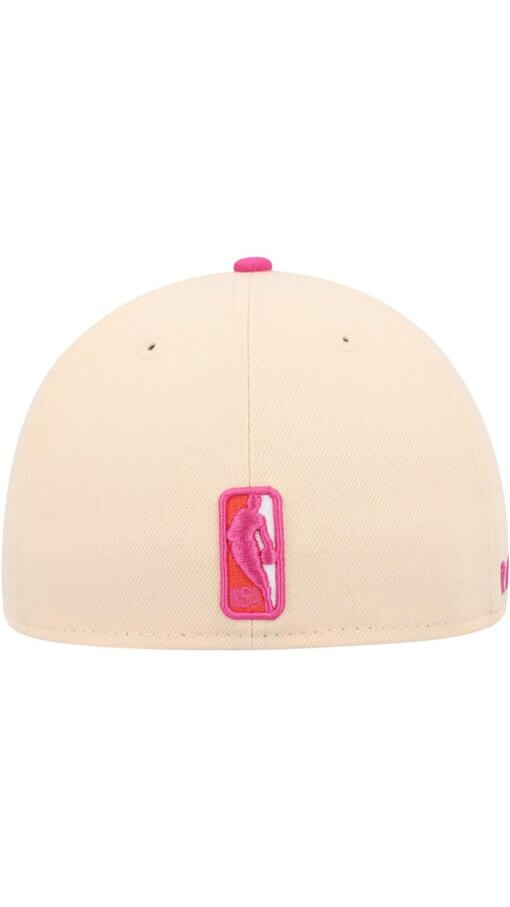 Toronto Raptors Passion Mango New Era 59FIFTY 7 1/2 Fitted Hat - Image 4