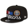 Denver Nuggets NBA Finals Champions Locker Room New Era 9FIFTY Snapback Hat - Black