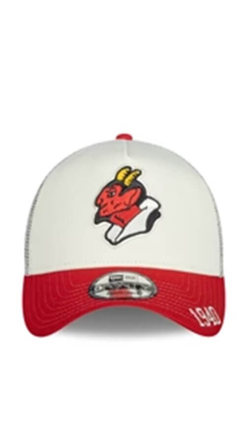Diablos Rojos del México LMB 9FORTY A Frame Trucker Snapback - Image 2