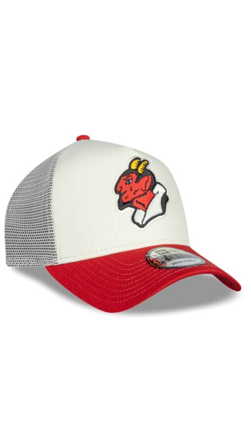 Diablos Rojos del México LMB 9FORTY A Frame Trucker Snapback - Image 3
