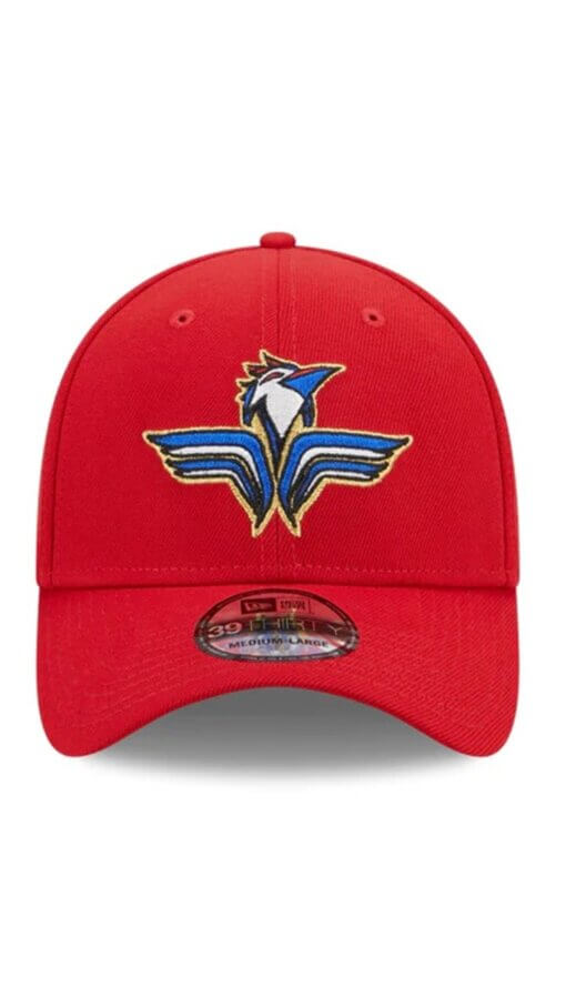 Fayetteville Woodpeckers New Era 39Thirty Stretch Fit M/L - Image 2