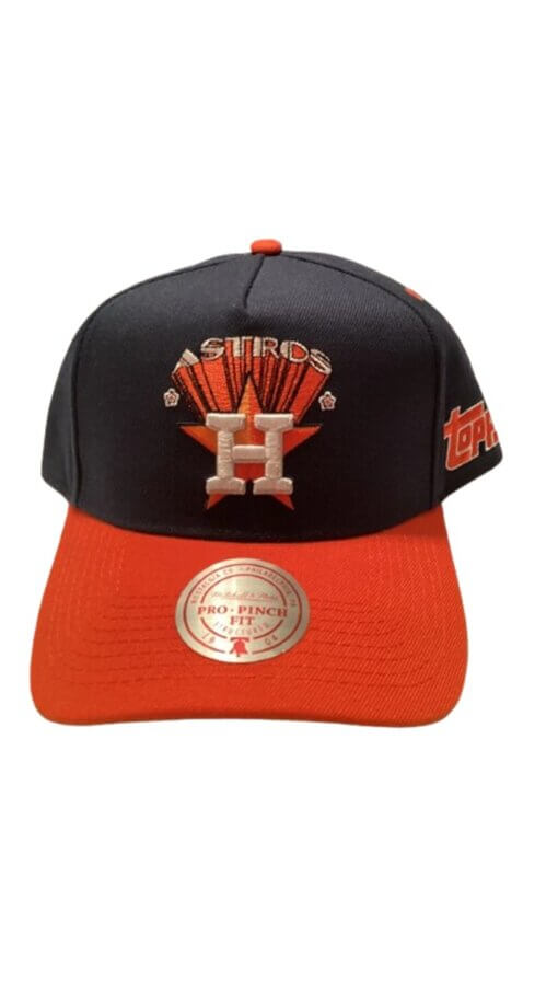 Houston Astros Topps A Frame Mitchell & Ness Snapback Adjustable