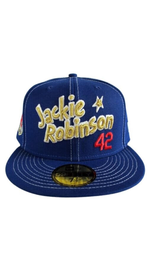 Brooklyn Dodgers Jackie Robinson 42 New Era 59FIFTY 7 1/8 - Image 2