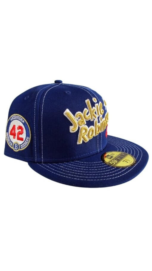 Brooklyn Dodgers Jackie Robinson 42 New Era 59FIFTY 7 1/8 - Image 3