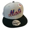 New York Mets Topps Chrome Cosmic Mitchell & Ness Fitted Hat 7 1/8