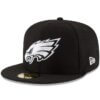 Philadelphia Eagles Super Bowl LIX Champions New Era 59FIFTY Fitted Hat 7. - Black