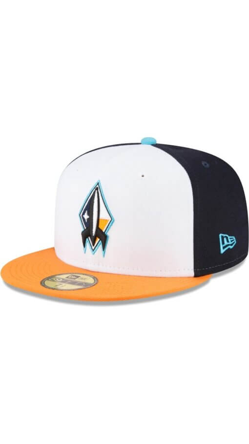 Sugar Land Space Cowboys Authentic Collection New Era 59FIFTY Fitted Hat 7 1/4 - Black