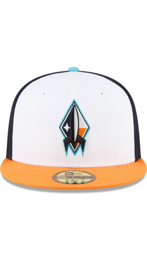 Sugar Land Space Cowboys Authentic Collection New Era 59FIFTY Fitted Hat 7 1/4 - Black - Image 2