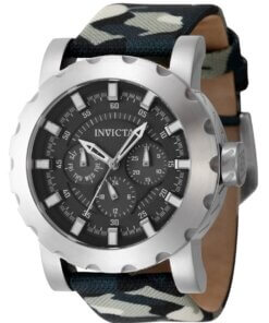 I-Force Men 46mm Acero Inoxidable Banda Nylon Quartz Resistente al agua 100 metros
