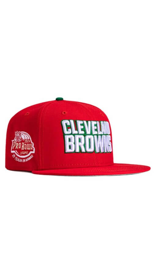 Cleveland Browns Ice Cream Pro Bowl Patch New Era Fitted Hat 7 1/4