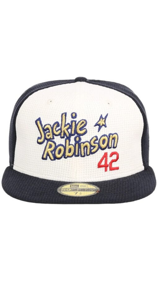 Jackie Robinson Thermal New Era Fitted Hat 7 1/4 - Image 2