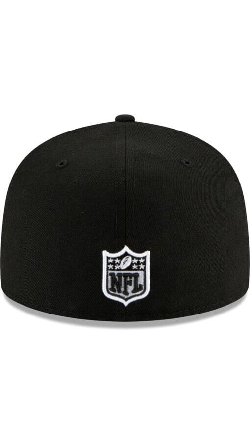 Las Vegas Raiders Pro Bowl New Era 59FIFTY Fitted Hat 7 3/8 – Black - Image 4