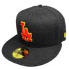Los Angeles Dodgers Black Hemp New Era Fitted Hat 7.