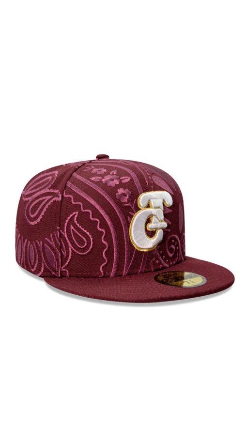 Tomateros de Culiacán LAMP Paisley New Era Fitted Hat 7 1/4 - Image 3
