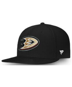 Anaheim Ducks Team Core Emblem Fanatics Snapback Hat - Black