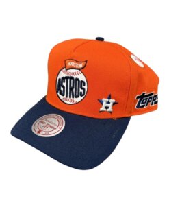 Houston Astros Topps A Frame Mitchell & Ness Snapback Adjustable