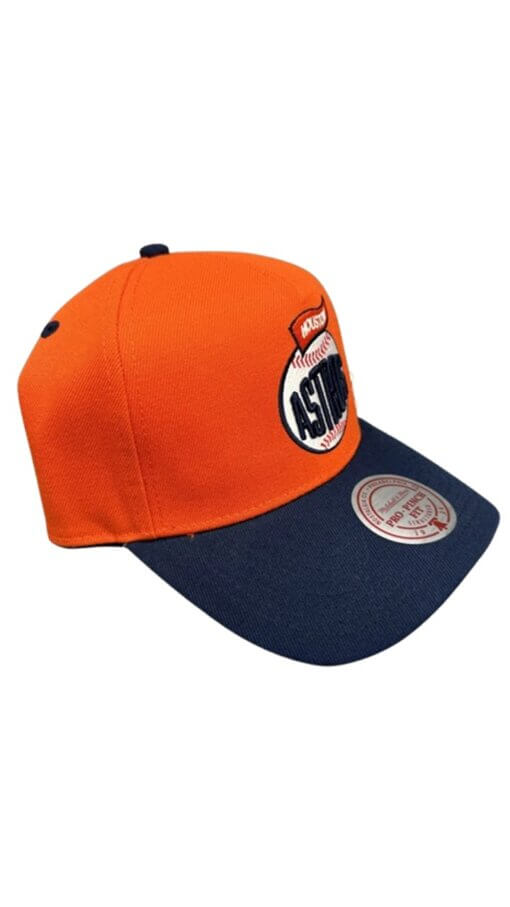 Houston Astros Topps A Frame Mitchell & Ness Snapback Adjustable - Image 3