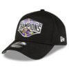 Baltimore Ravens 2024 AFC North Division Champions Locker Room New Era 9FORTY Adjustable Hat - Black