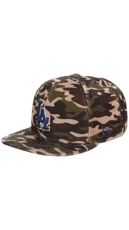 Los Angeles Dodgers Camo Cord New Era 59FIFTY Fitted 7 5/8 - Camo