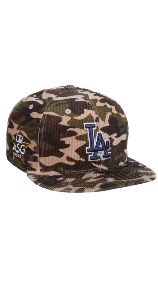 Los Angeles Dodgers Camo Cord New Era 59FIFTY Fitted 7 5/8 - Camo - Image 3