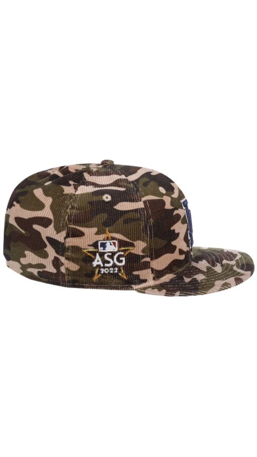 Los Angeles Dodgers Camo Cord New Era 59FIFTY Fitted 7 5/8 - Camo - Image 4