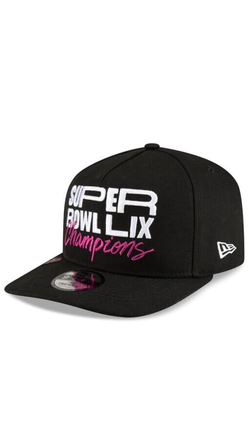 Philadelphia Eagles Super Bowl LIX Champions Parade New Era 9FIFTY A-Frame Snapback Hat - Black