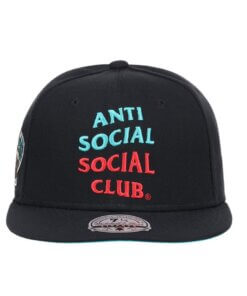 Alternative view of Vancouver Grizzlies Antisocial  Social Club Mitchell & Ness Fitted Hat 7 3/8