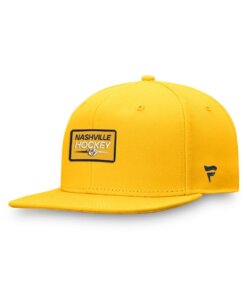 Nashville Predators Authentic Fanatics Pro Prime Snapback Hat – Gold