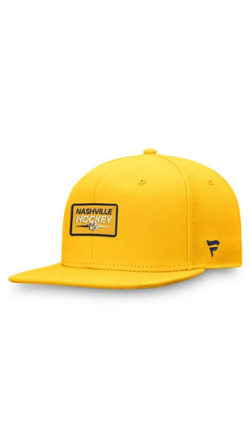 Nashville Predators Authentic Fanatics Pro Prime Snapback Hat – Gold