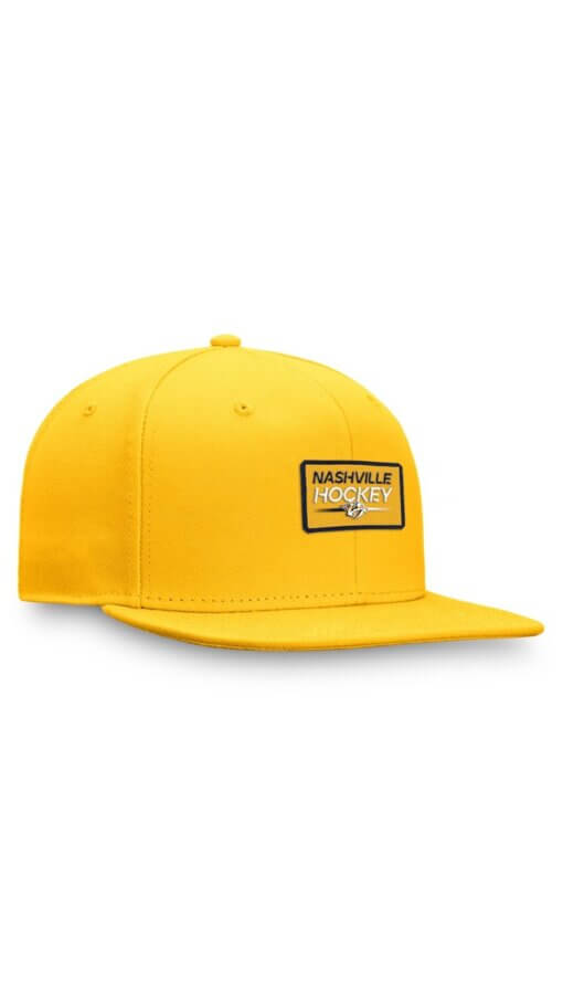 Nashville Predators Authentic Fanatics Pro Prime Snapback Hat – Gold - Image 3