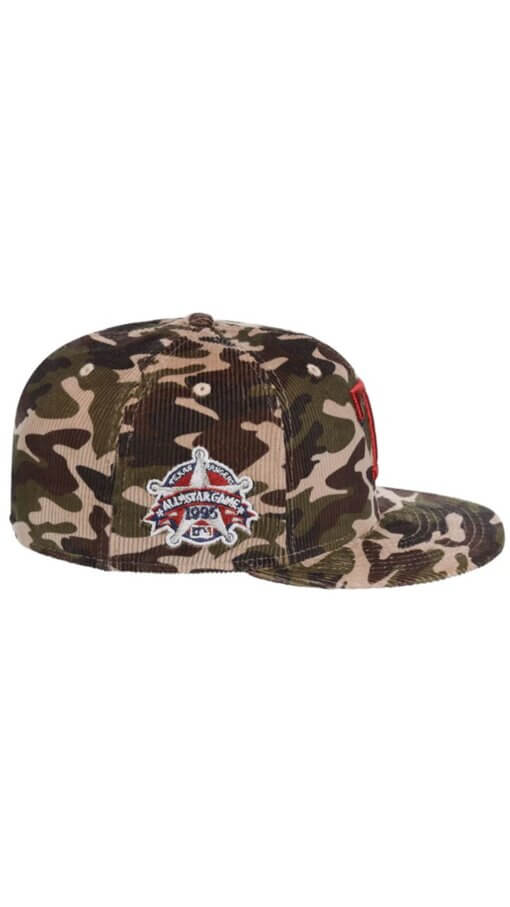 Texas Rangers Camo Cord New Era 59FIFTY Fitted 7 1/2 - Camo - Image 4
