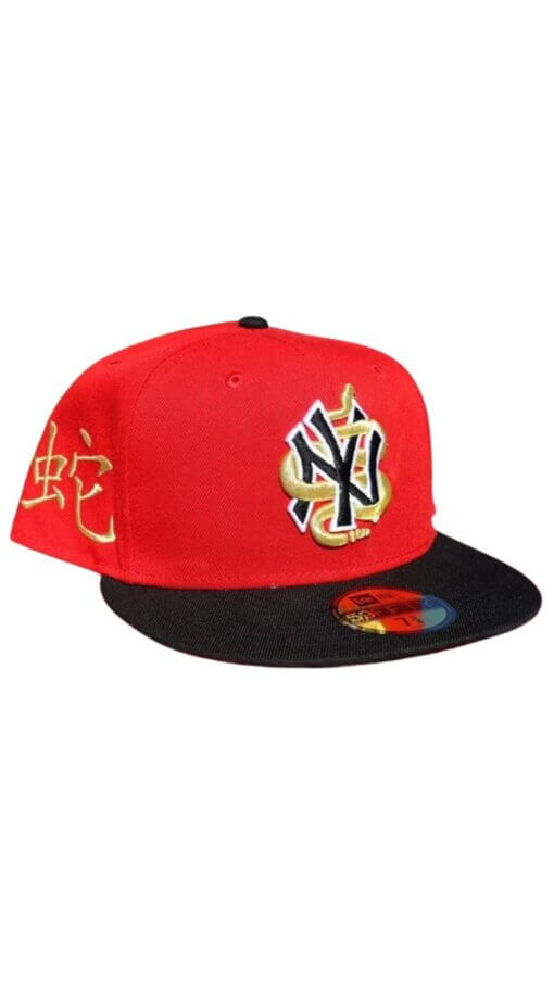 New York Yankees Year of the Snake New Era 59FIFTY Fitted Hat 7. - Image 3